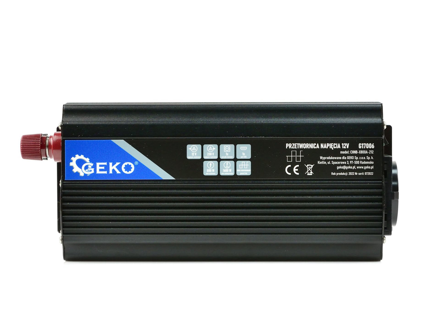 Convertor de tensiune Geko 12V / 230V 800 / 1600W, G17006