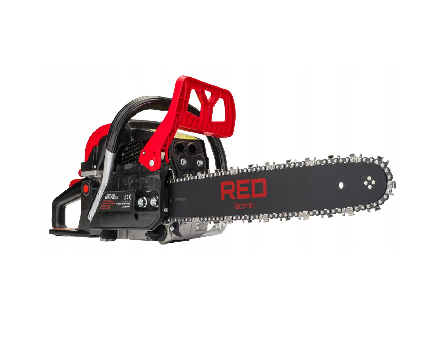 Fierastrau cu lant pe benzina, 5.7 cp, 16 / 18 inch, Red Technic RTPSP0035