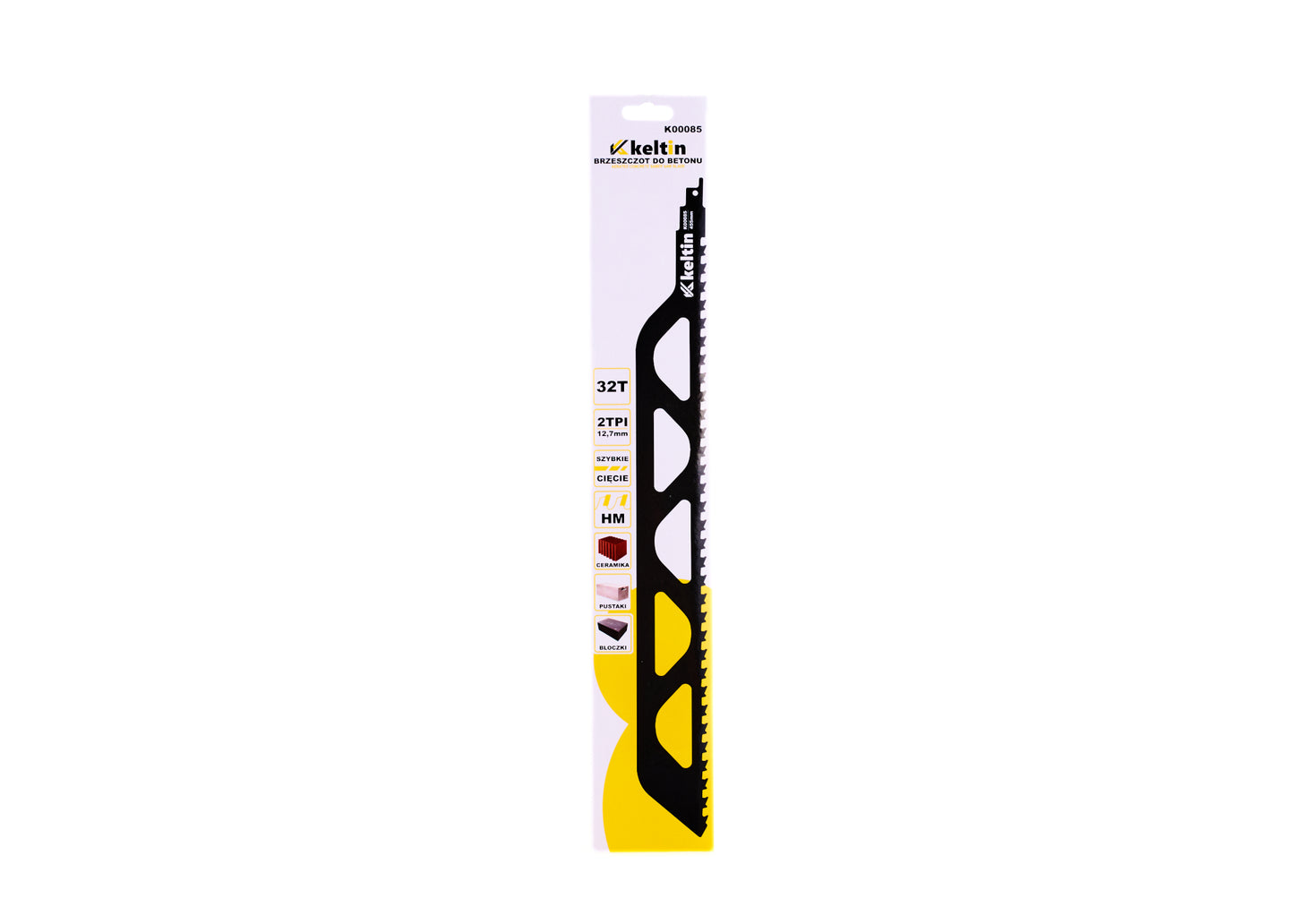 Lama fierastrau sabie pentru beton, 455 mm, 32T, Keltin K00085