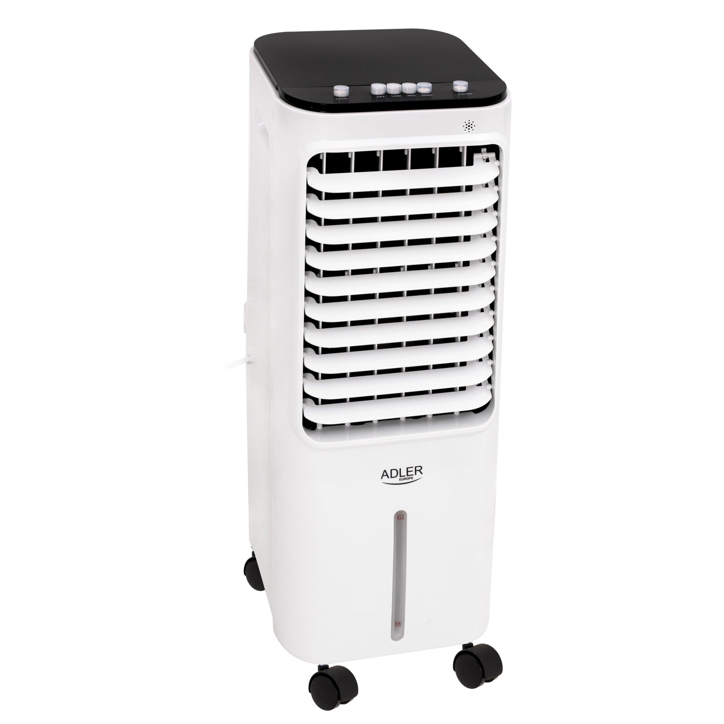 Aparat de aer conditionat 3 in 1, 12 l, 350 W, 220-240 V, 50 / 60 Hz, Alb / Negru, Adler AD7913