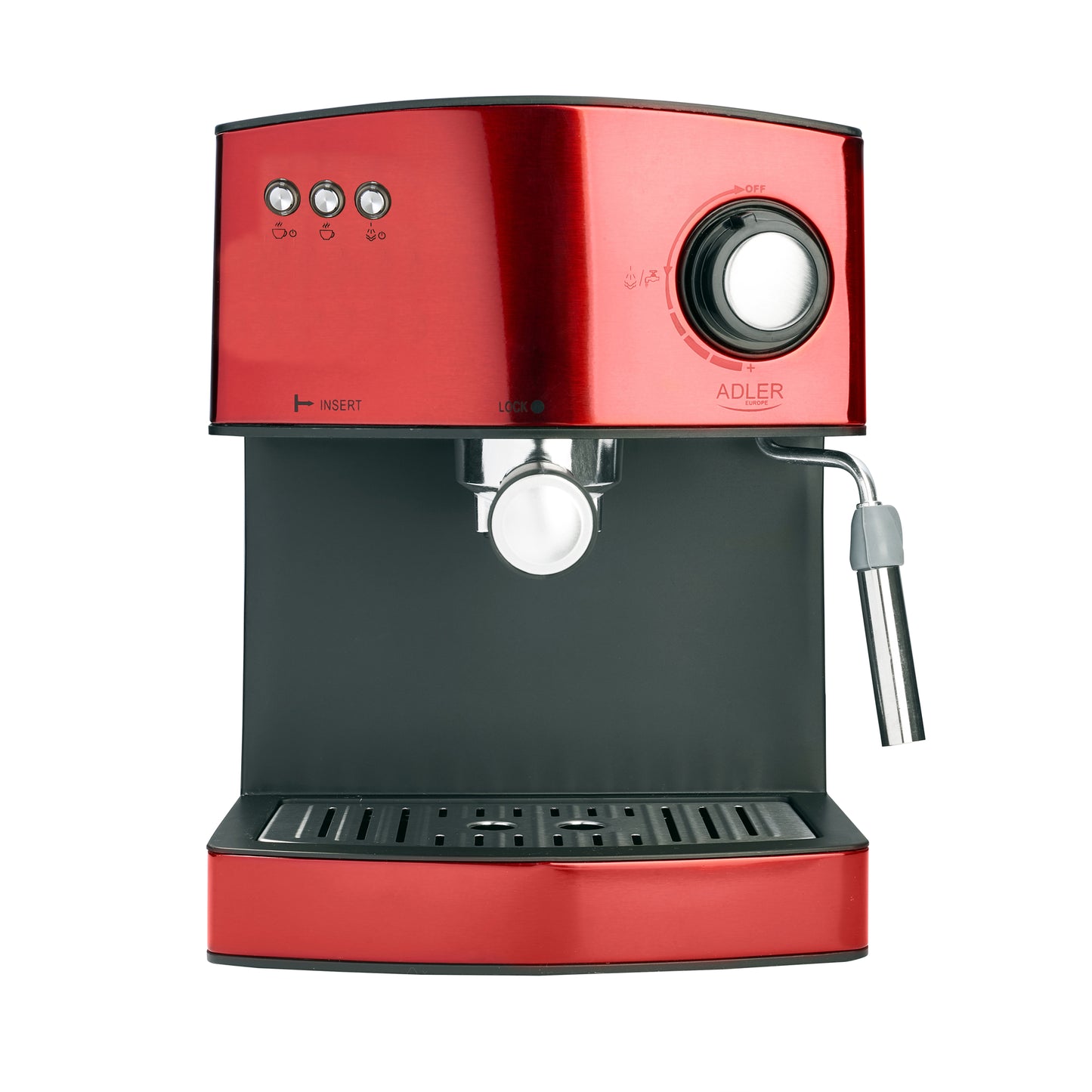 Espressor profesional, 850 W, 15 bar, 1.6 l, Adler AD4404cr