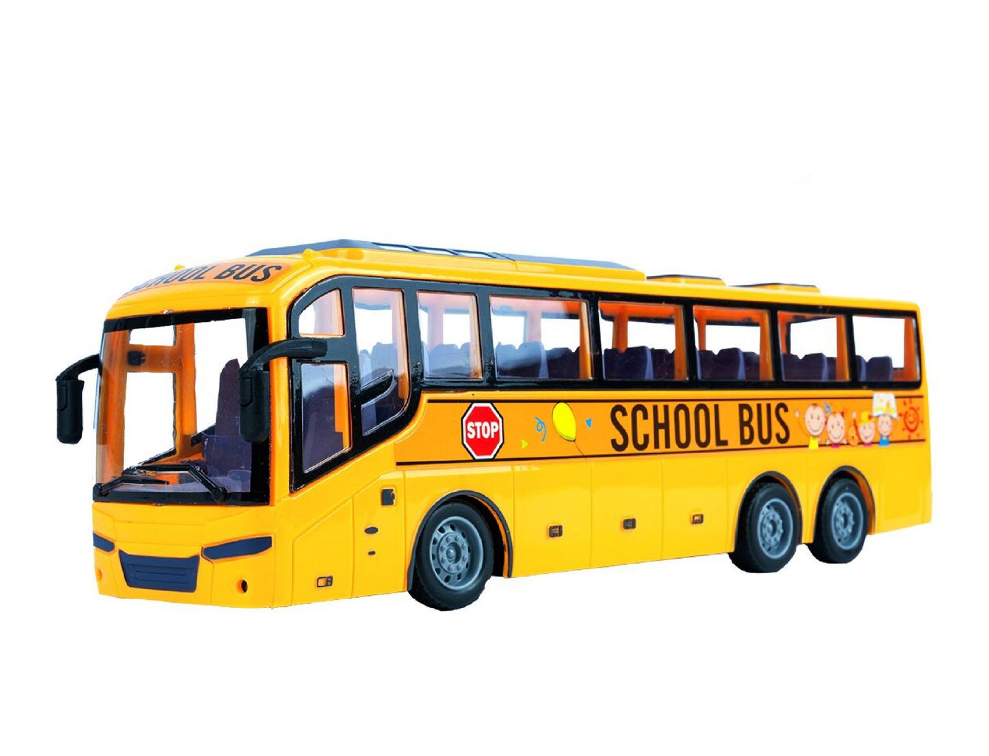 Autobuz scolar cu telecomanda, 32 cm, MalPlay 110155