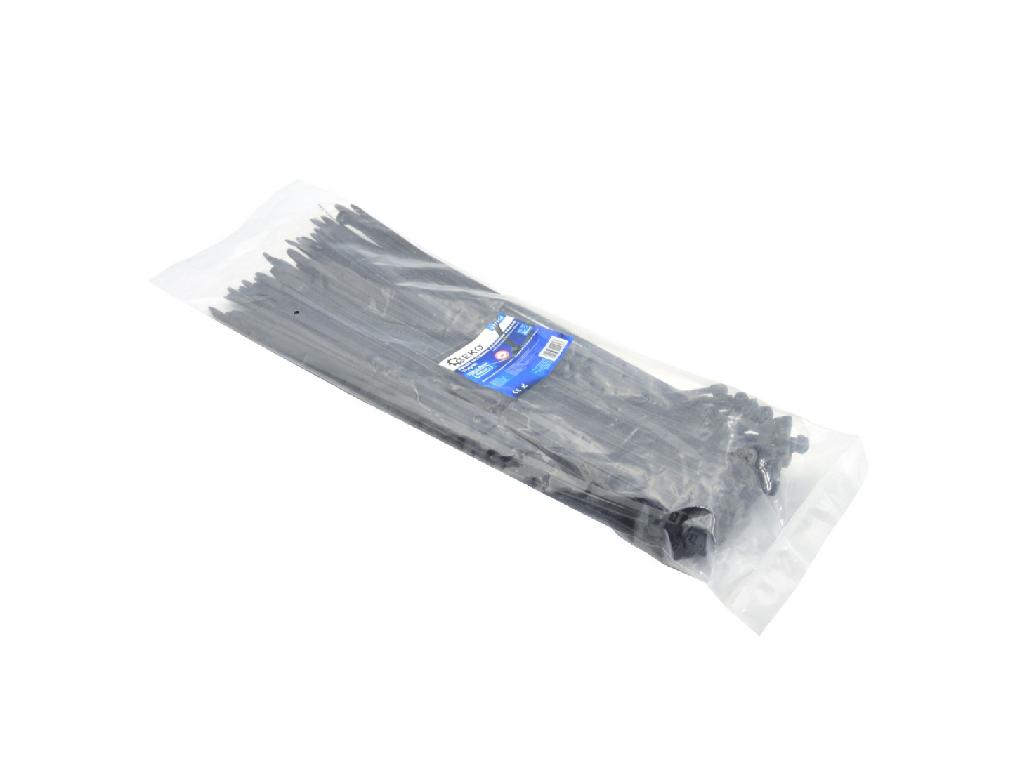 Set coliere nylon, 250 x 7.6 mm, 100 elemente, Geko G17128