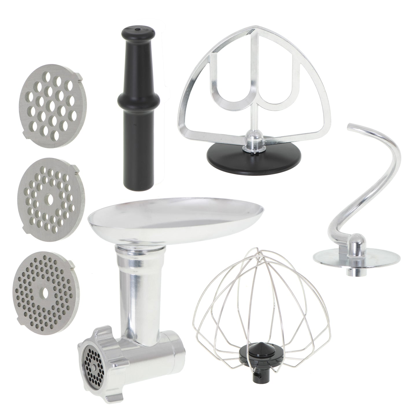 Robot de bucatarie planetar XXL 4 in 1, 2200 W, capacitate 7 l, mod Pulse, 4 functii, inox, Adler AD4221