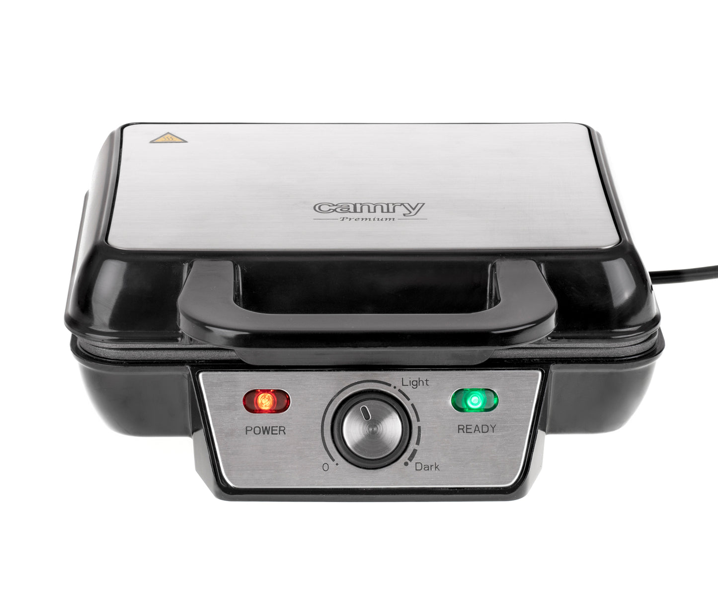 Aparat de facut vafe belgiene XL cu reglare temperatura, placi neaderente, 1600 W, Camry CR3046