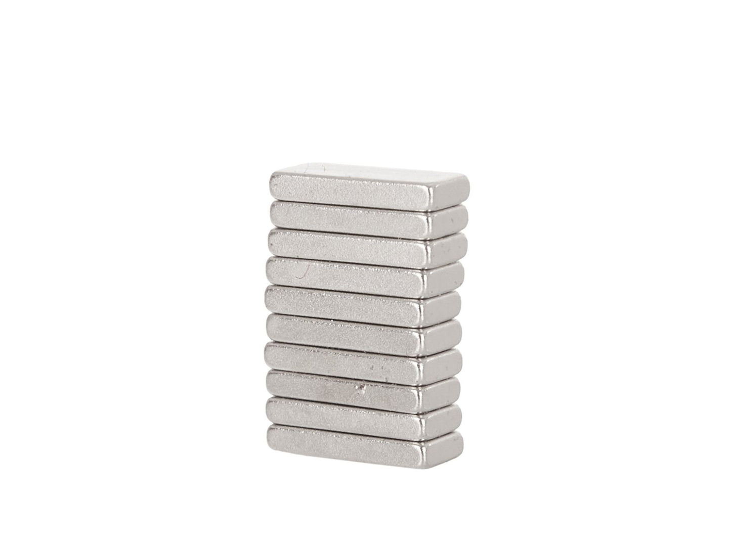 Set placute magnetice neodim, 10x4x1.5mm, 10 elemente, Geko G02429
