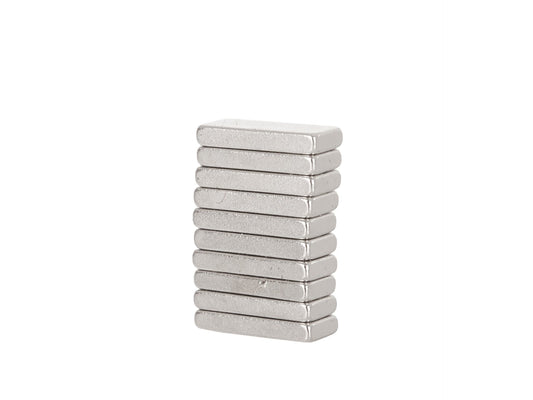 Set placute magnetice neodim, 10x4x1.5mm, 10 elemente, Geko G02429