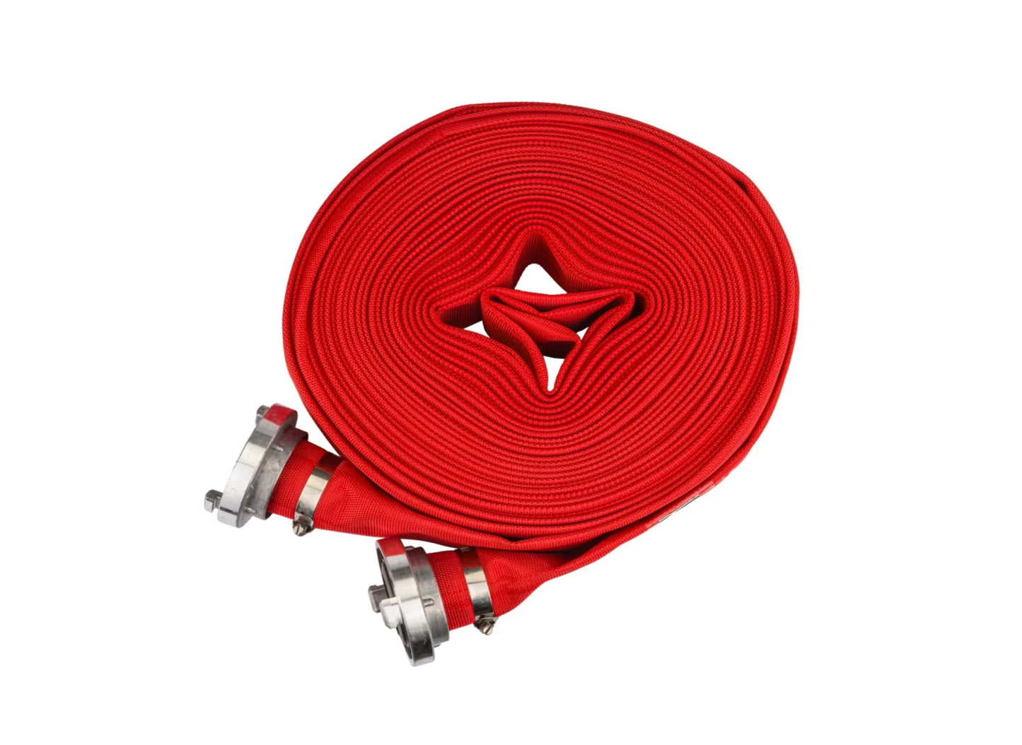 Furtun tip pompier cu conector, 2", 30 m, 8 bar, Red Technic RTWS0068