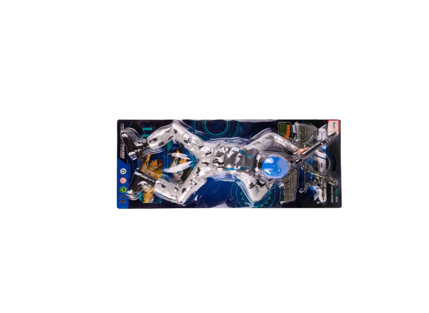 Soldat lunetist interactiv cu sunete si lumini, 40 x 16 x 9,5 cm, MalPlay 109834