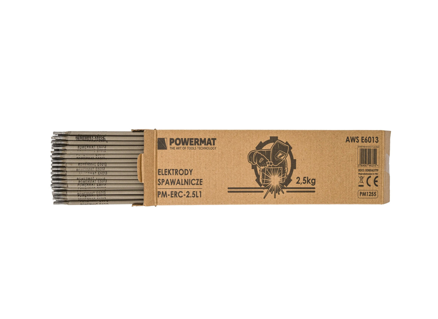 Electrozi rutilici de sudura MMA PM-ERC-2.5L1, 2.5 mm, 2.5 kg, Powermat PM1255