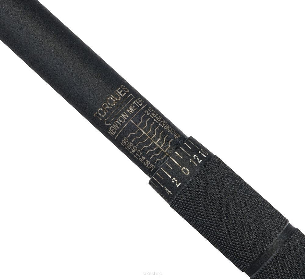 Cheie dinamometrica, 1/2", 470 mm, 28-210 Nm, Red Technic RTKD0091