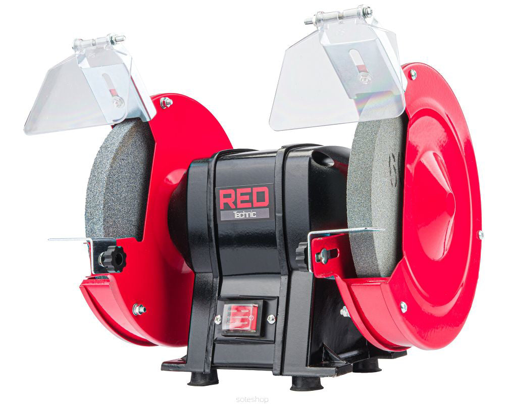 Polizor dublu de banc, 200 mm, Red Technic RTSS0084