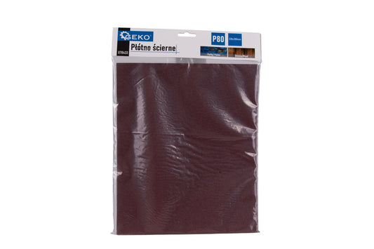 Foaie abraziva pentru slefuit, 230 x 280 mm, P80, Geko G78433