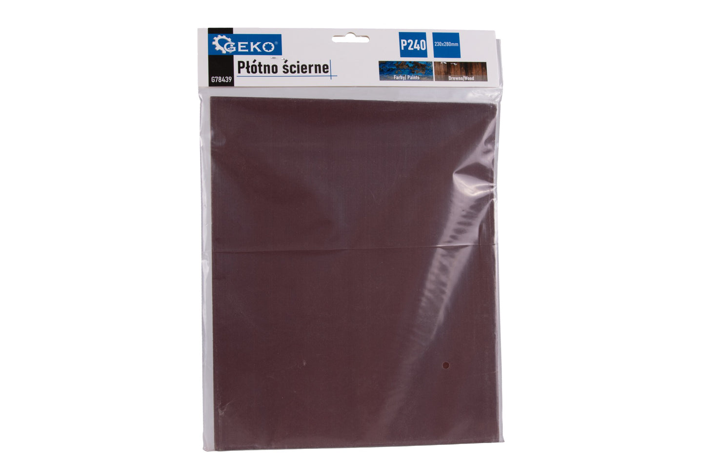 Foaie abraziva pentru slefuit, 230 x 280 mm, P240, Geko G78439