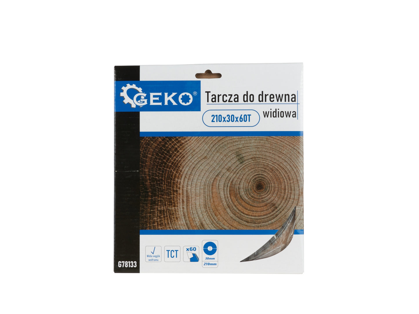 Disc pentru taiere lemn, 210 x 30, 60 T, Geko G78133