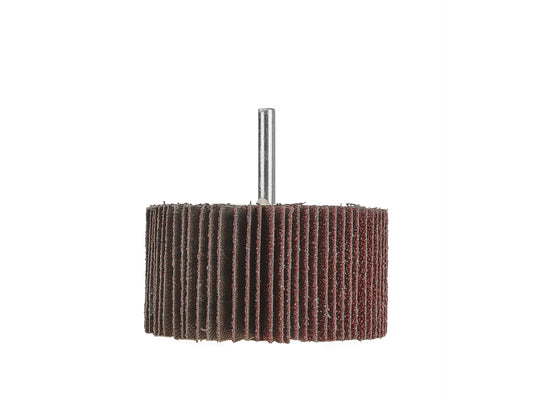 Disc abraziv cu clapete si tija, 80 x 40 x 6 mm, P80, Geko G78767