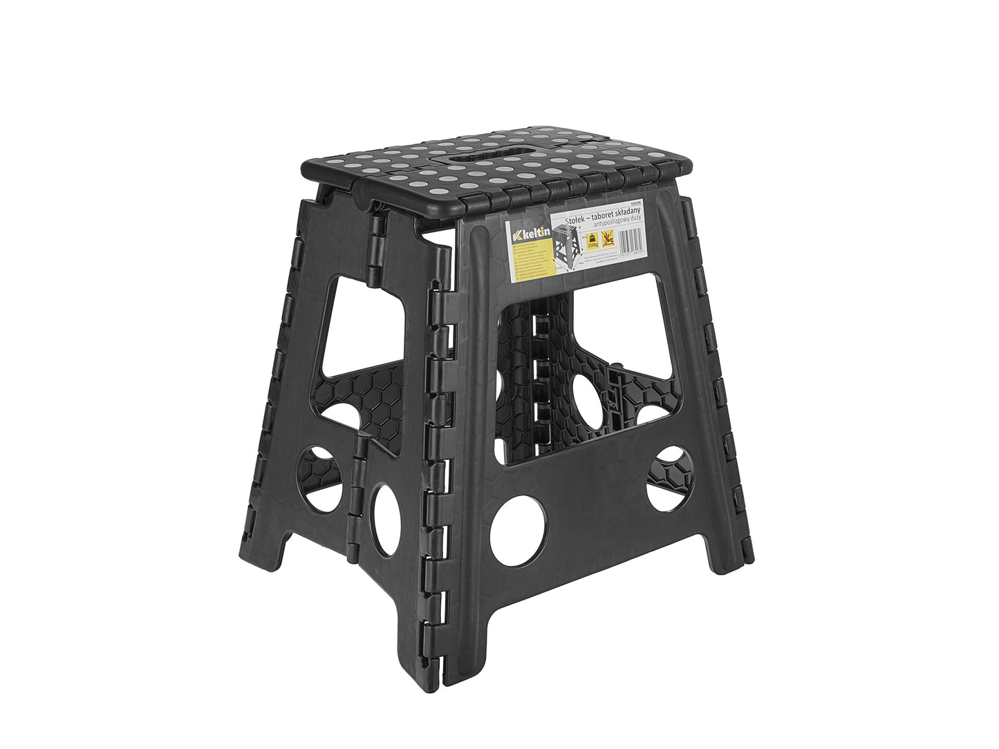 Scaun pliabil anti-alunecare, 150 kg, 39 cm, Keltin K00399