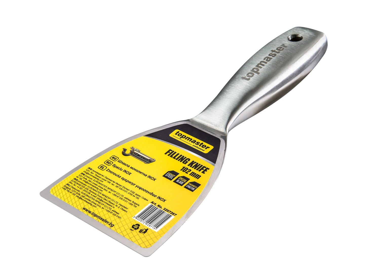 Spaclu din inox, 102 mm, Topmaster 320727