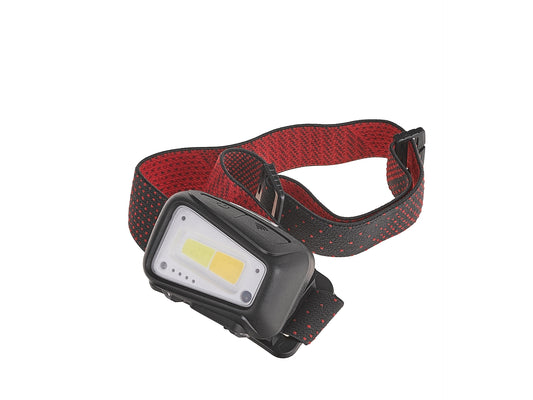 Lanterna frontala LED COB cu senzor de miscare, 8 W, 1800 mAh, 520 lm, IP44, Tvardy T00951