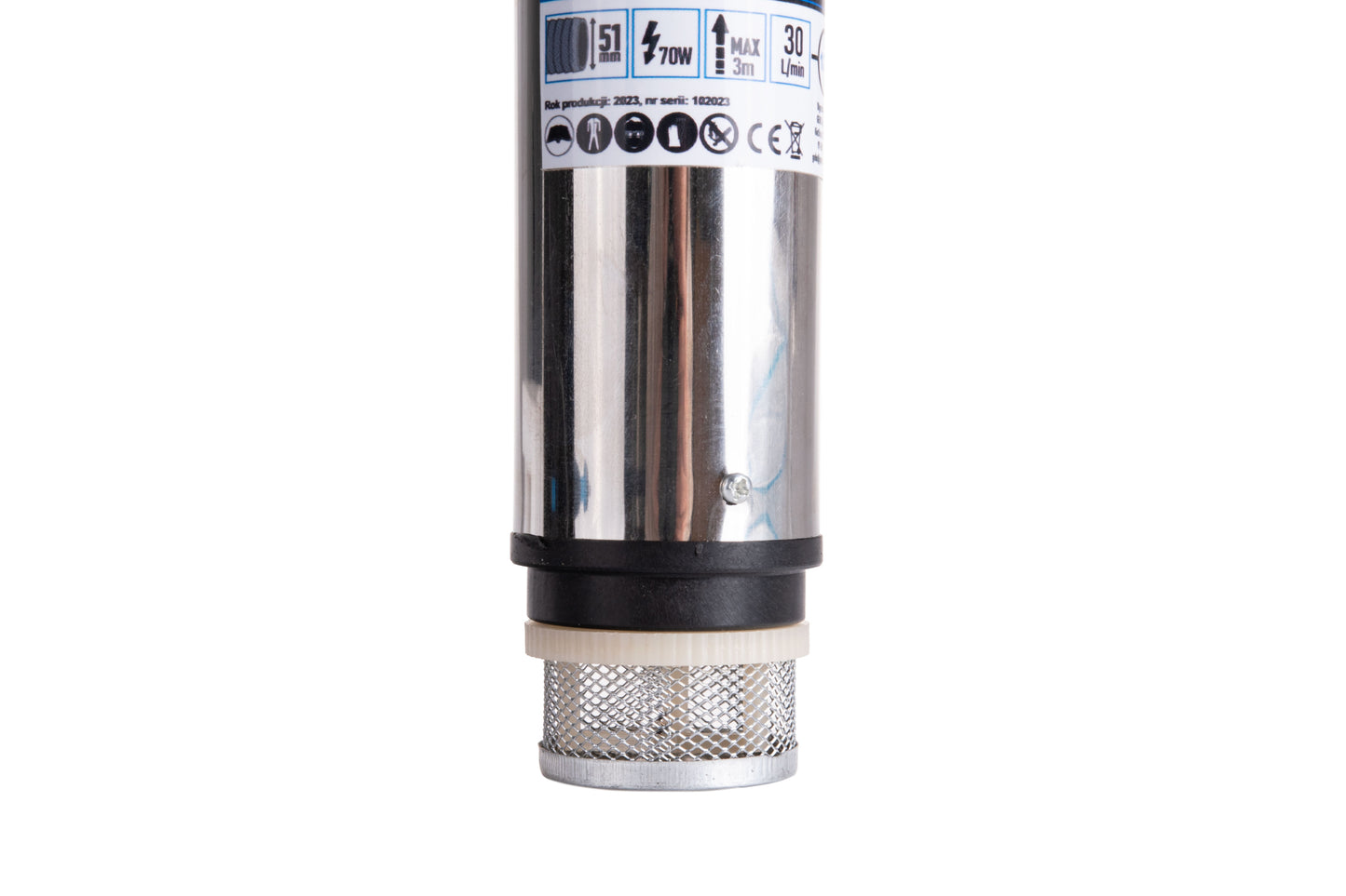 Pompa de ulei submersibila, cablu 4 m, 12 V, 51 mm, Geko G00975