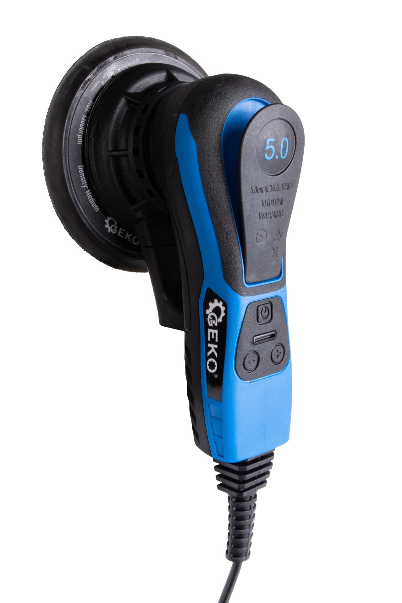 Slefuitor cu excentric fara perii, 150 mm, 350 W, viteza variabila, Geko G80811