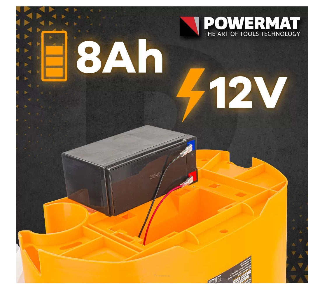 Semanatoare electrica pe acumulator PM-SAK-20T, 20 l, 12 V, Powermat PM1276