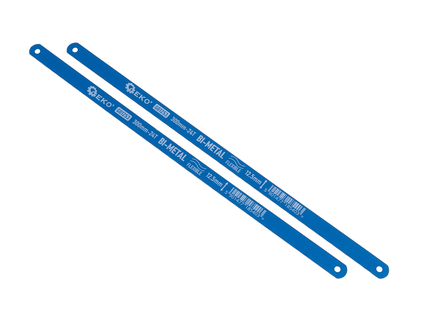 Set lame pentru fierastrau bi-metal, 300 x 12.5 mm, 24 T, 2 elemente, Geko G01253