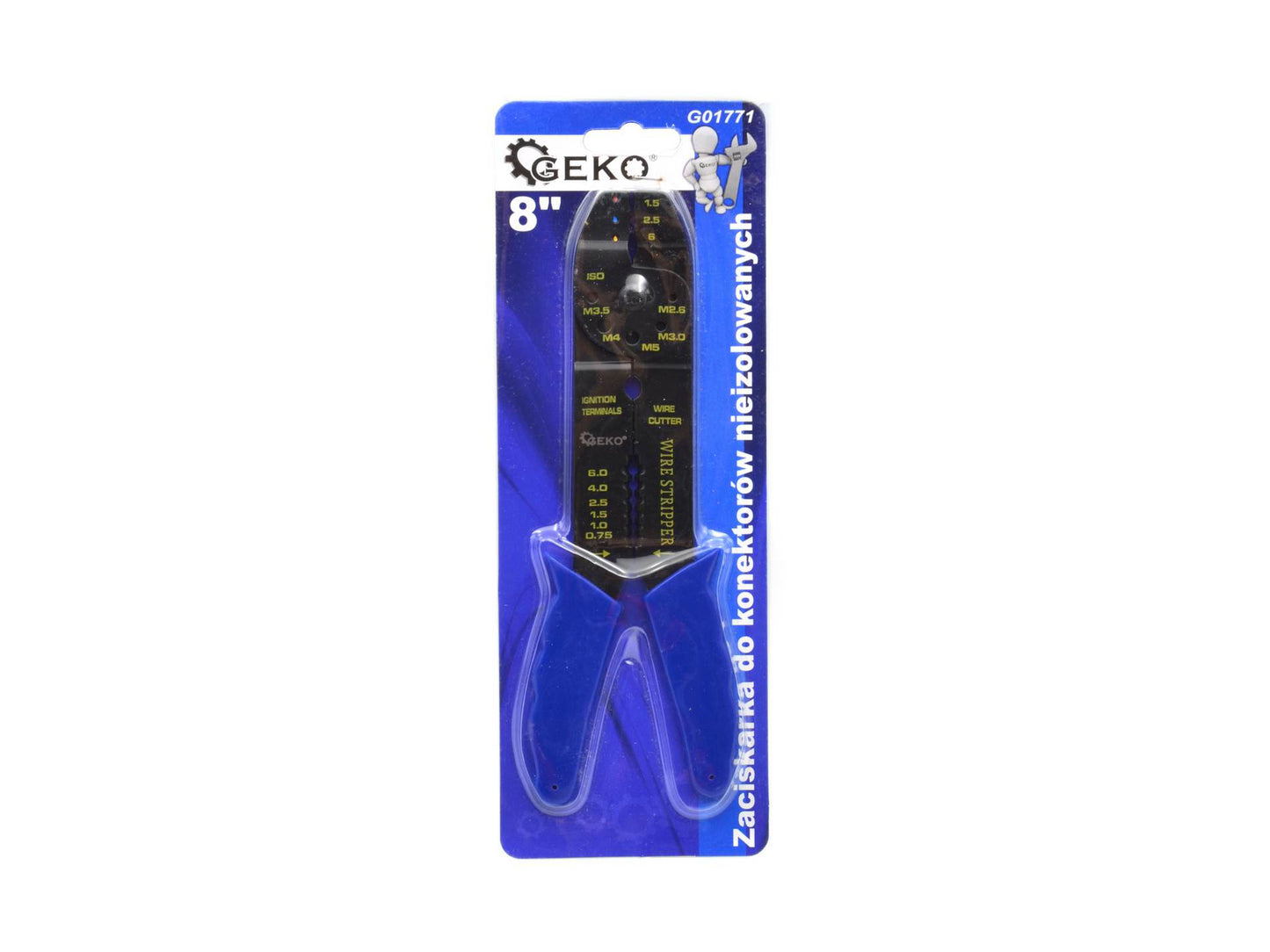 Cleste sertizat conectori 0.5-5mm, Geko Premium