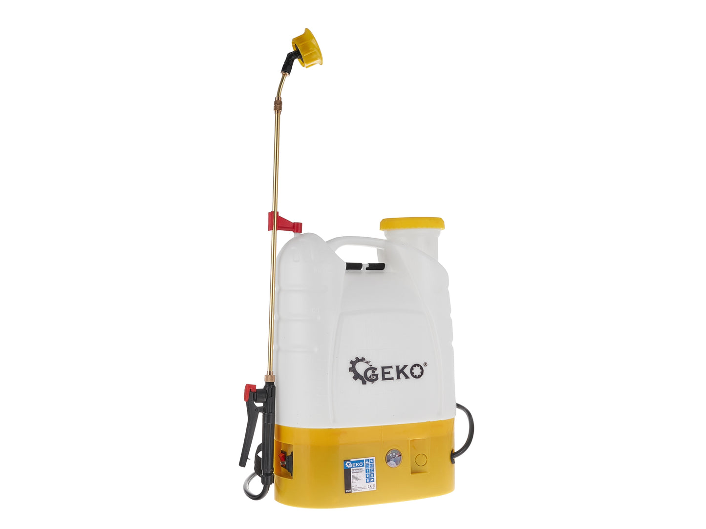Pulverizator cu acumulator, 12 V, 8 Ah,  16 l, Geko G73217