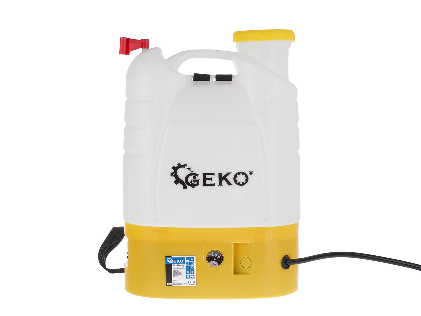 Pulverizator cu acumulator, 12 V, 8 Ah,  16 l, Geko G73217