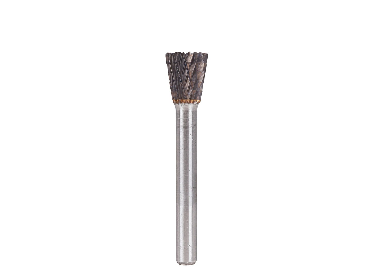 Freza pentru metal din carbura de tungsten, 12 x 12 mm, tija 6 mm, con inversat, Geko G37499