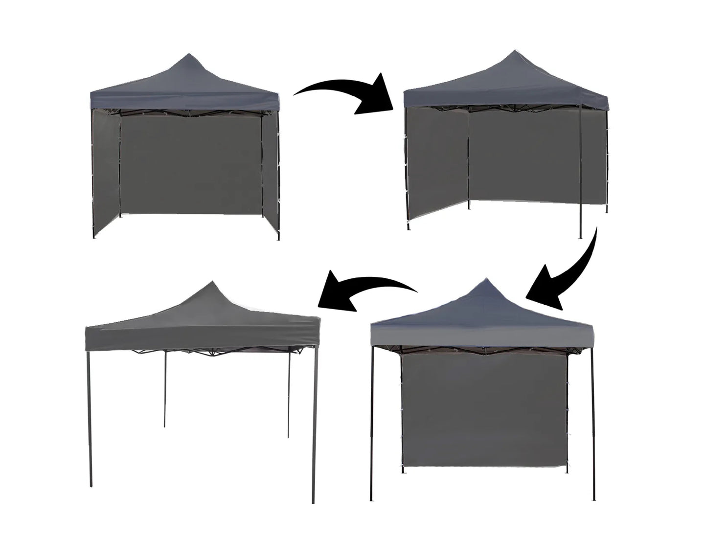 Pavilion pentru gradina Sunwaal, 300 x 300 cm, MalTec 111247