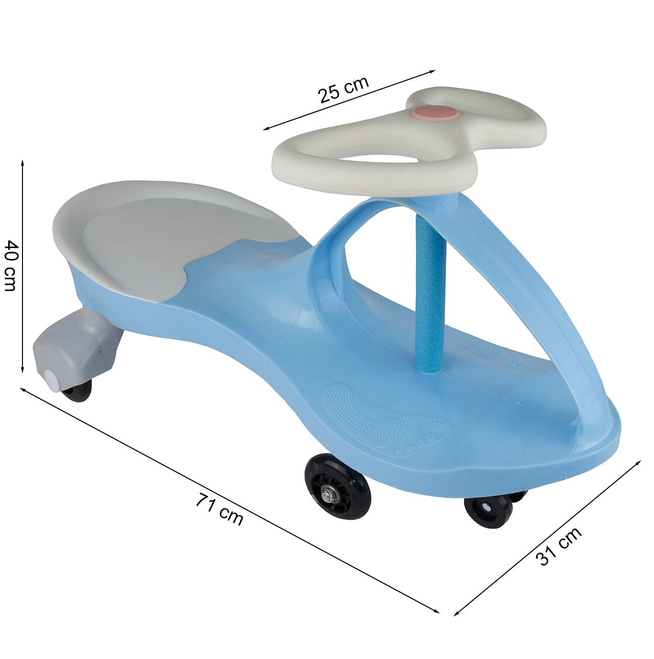 Vehicul Gravity cu roti luminoase, 70 x 31 cm, MalPlay 109648
