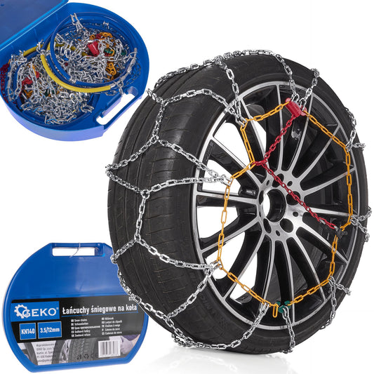 Lanturi de zapada pentru roti, KN140 3.5 / 12 mm, Geko G73879