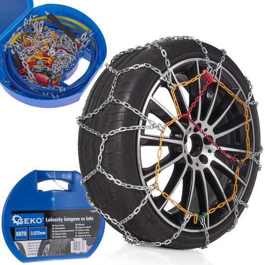 Lanturi de zapada pentru roti KN70 3.5 / 12 mm, Geko G73871