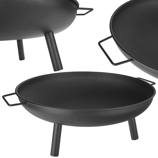 Focar rotund portabil pentru terasa / gradina, diametru 58 cm, Geko G80519