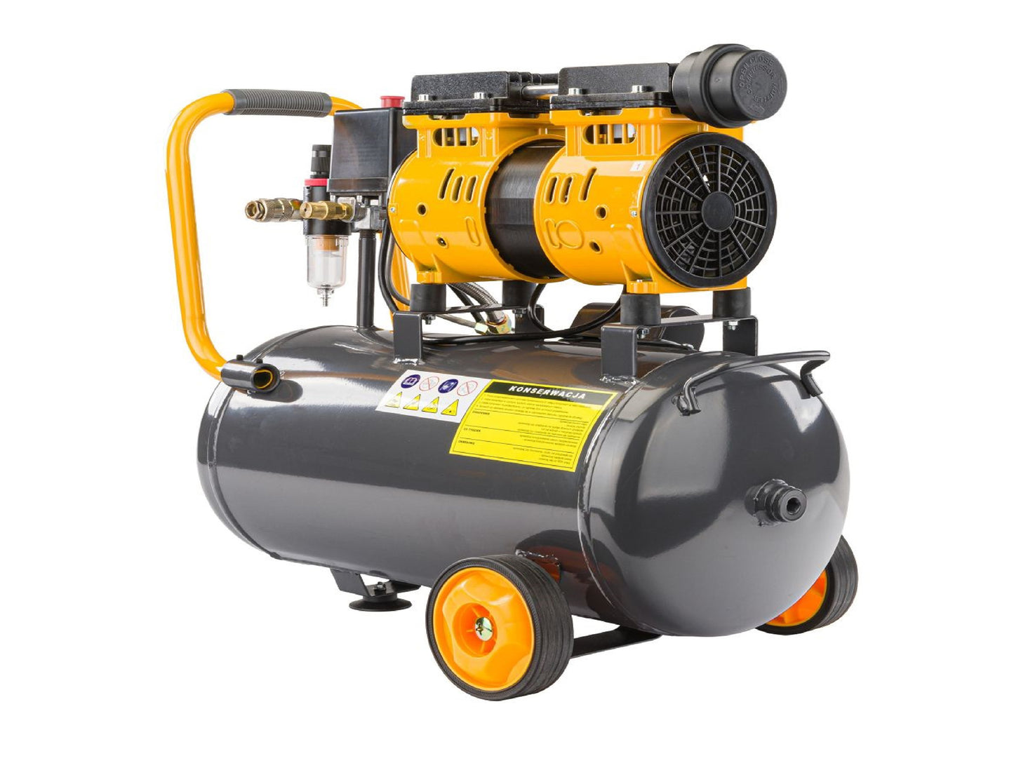 Compresor fara ulei PM-KBO-24T, 1.80 kW,  Powermat PM1283
