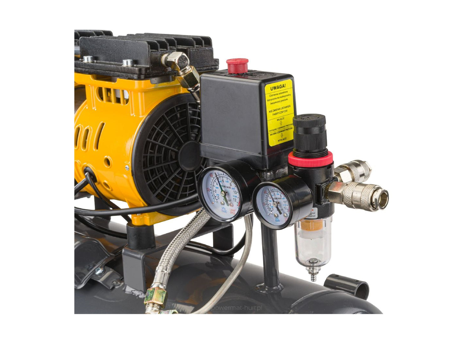 Compresor fara ulei PM-KBO-24T, 1.80 kW,  Powermat PM1283