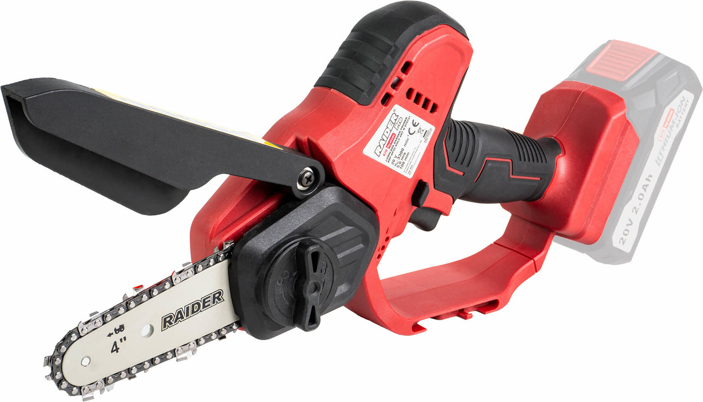 Fierastrau electric de gradina RDP-GP20 Solo, 100 mm, 1/4", .043" 28, Raider 075721