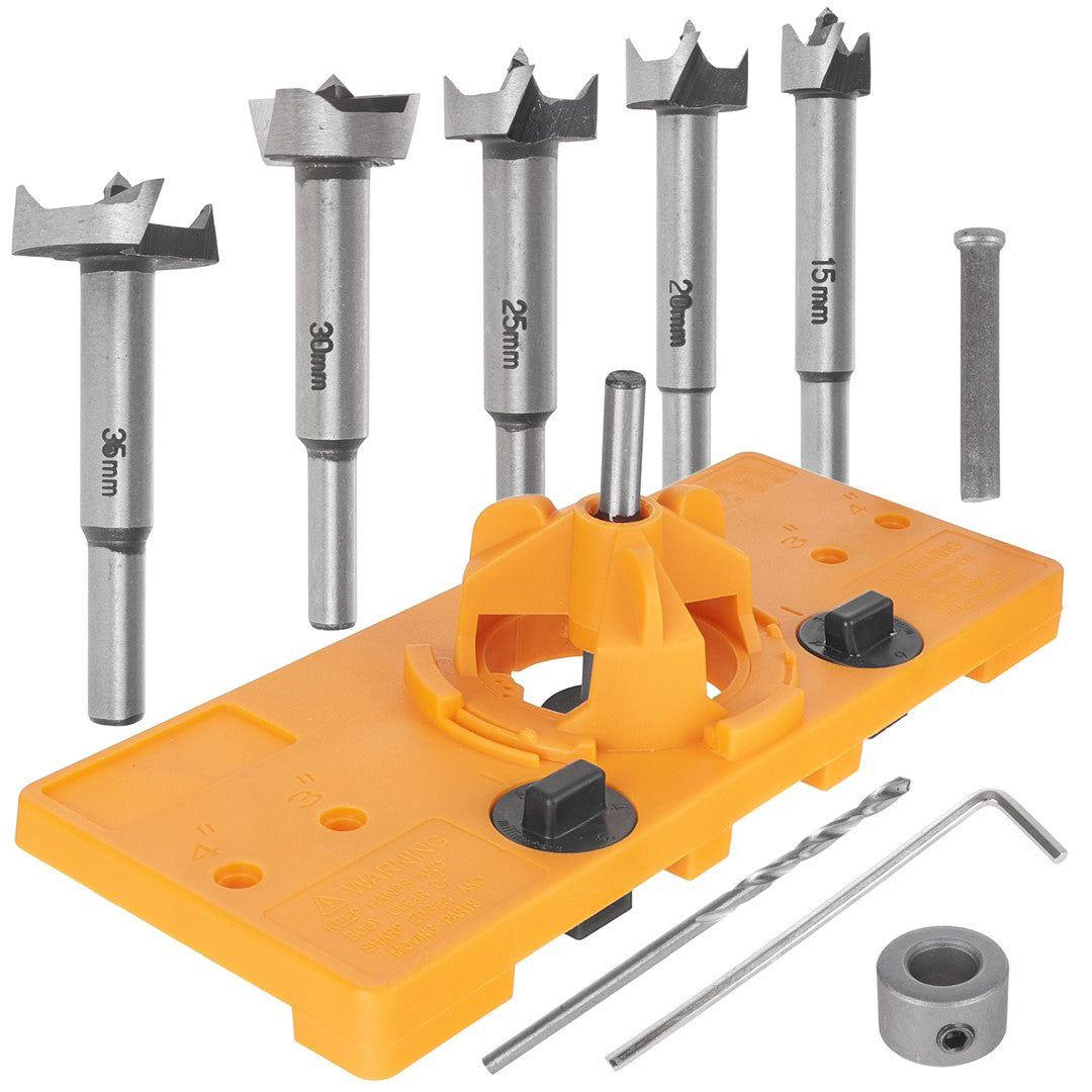 Set freze pentru balamale, 5 elemente, 15-35 mm, Geko G64981