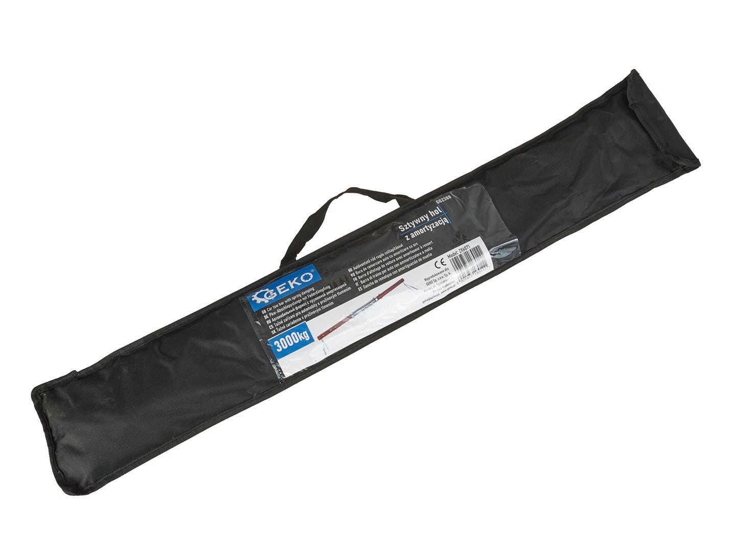 Bara de tractare auto, amortizare cu arc, capacitate maxima 3000 kg, Geko G02388