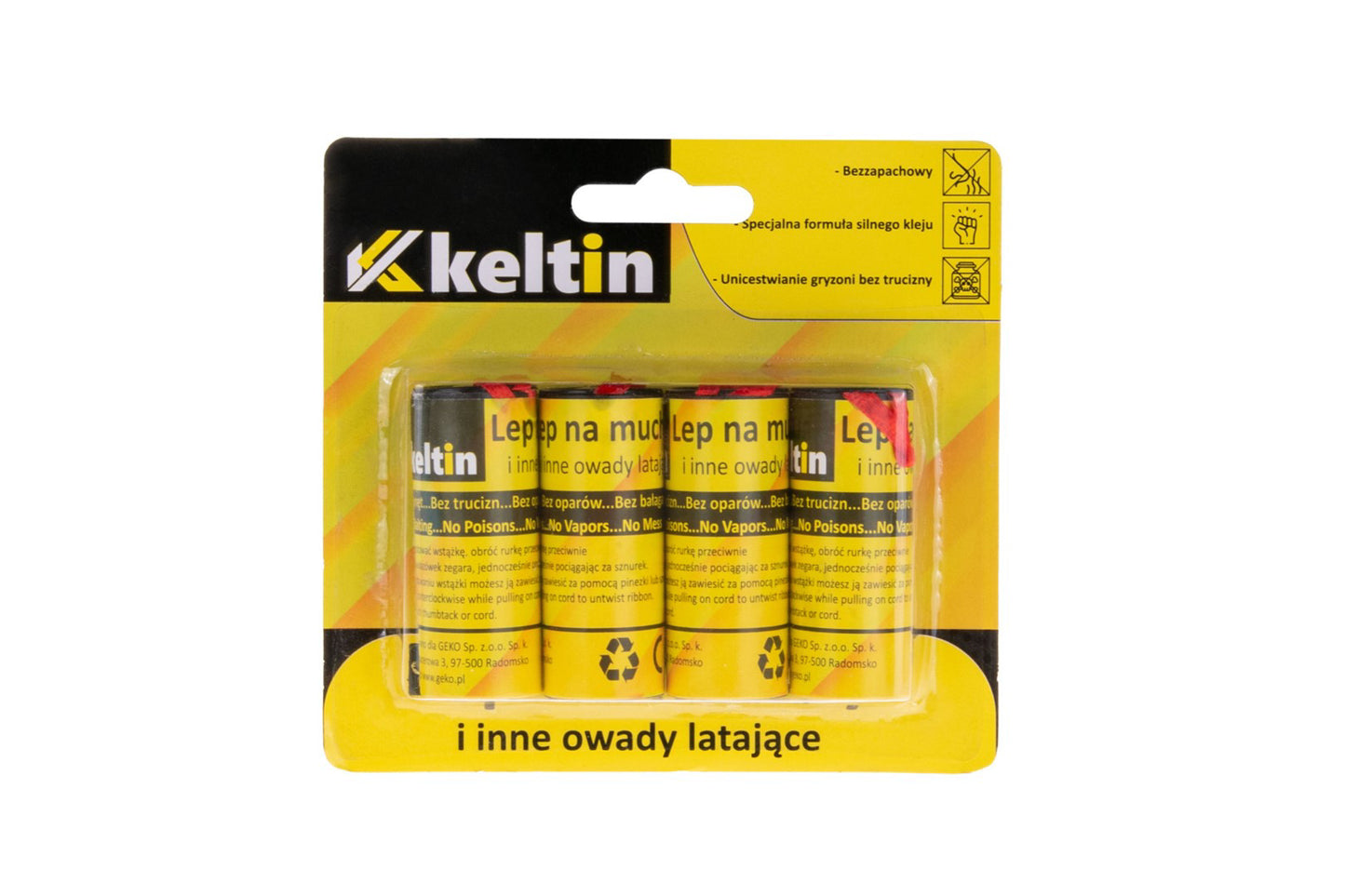 Banda de hartie lipicioasa pentru muste, Keltin K02527