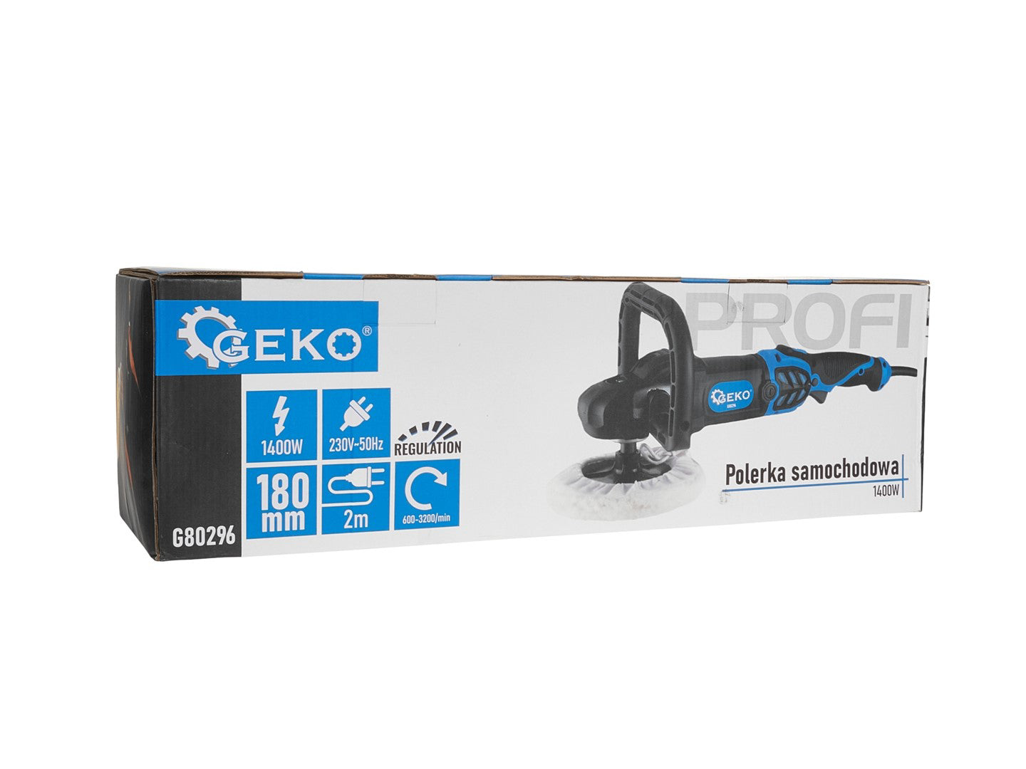 Masina de polisat auto, 1400 W, 180 mm, Geko G80296
