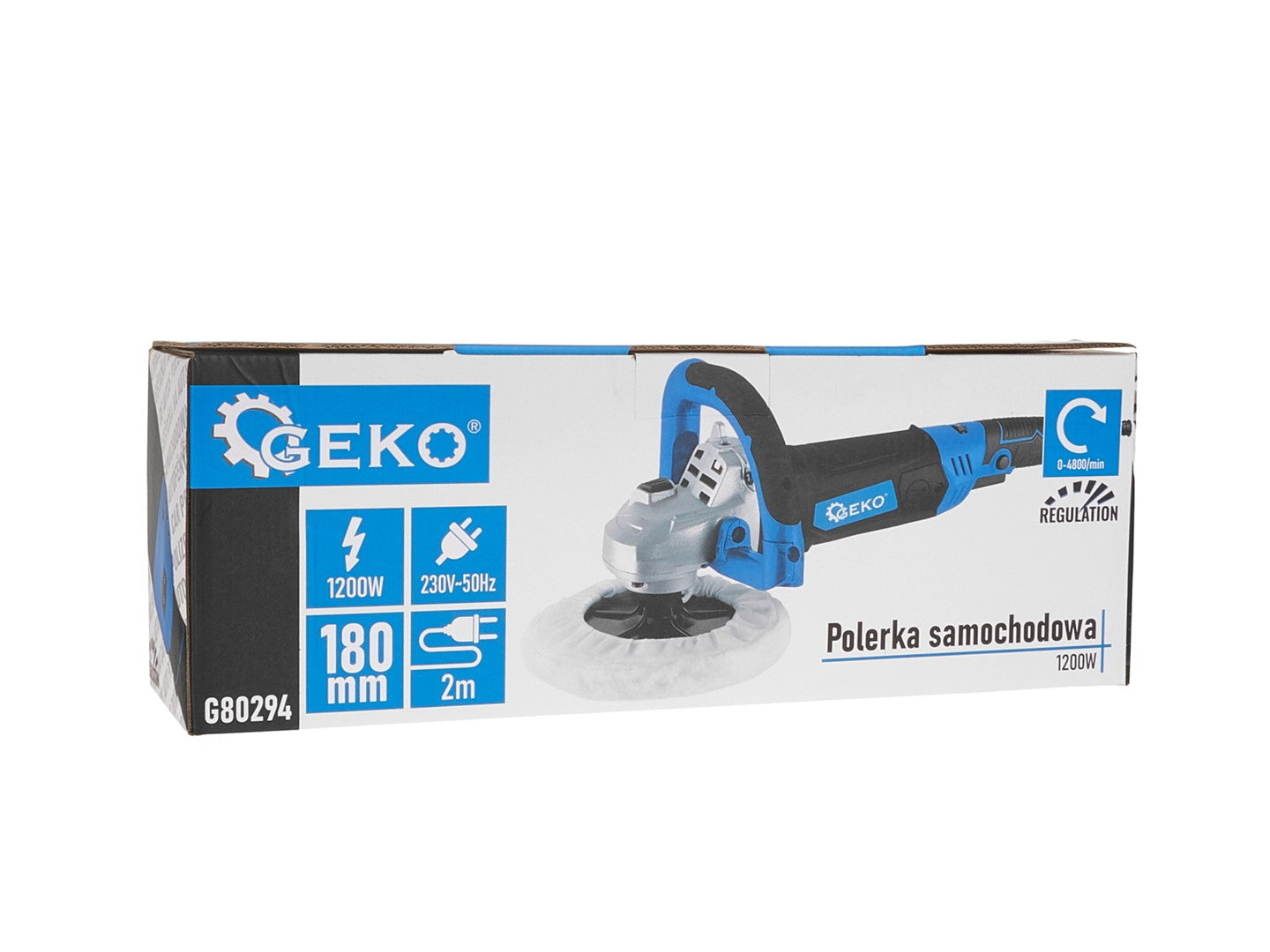 Masina de polisat auto, 1200 W, 180 mm, Geko G80294