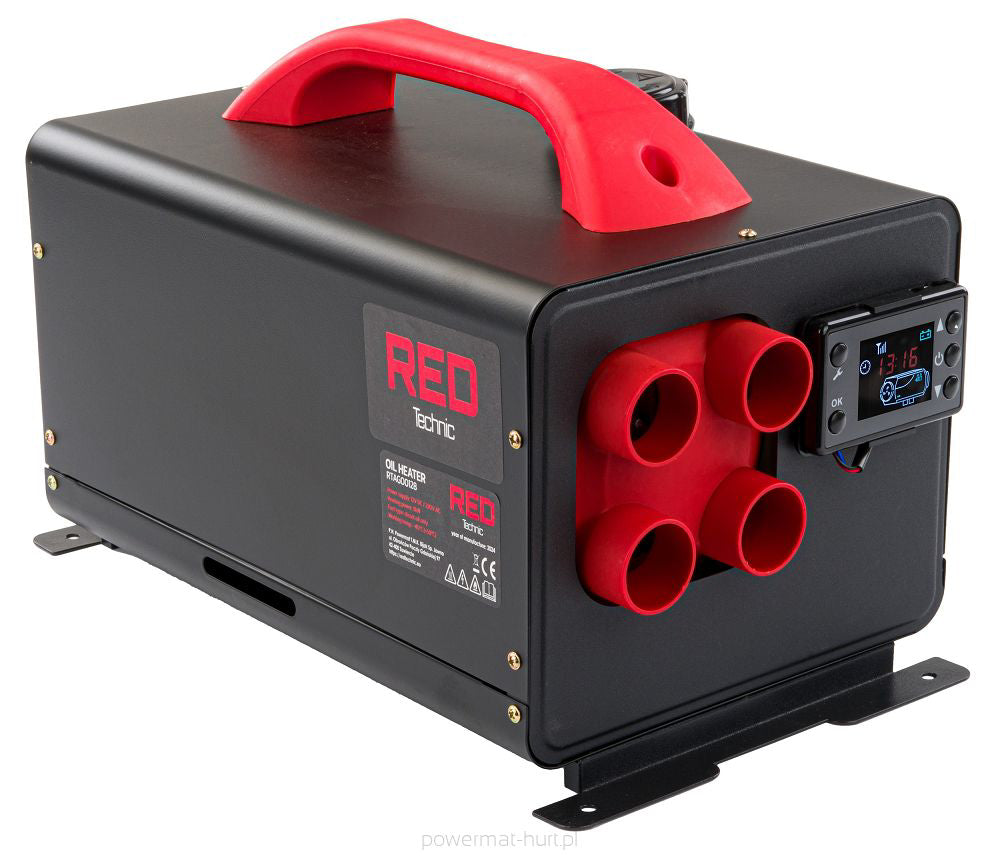 Incalzitor auto pe motorina, 8 kW, Red Technic RTAGO0128