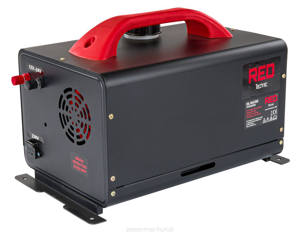 Incalzitor auto pe motorina, 8 kW, Red Technic RTAGO0128