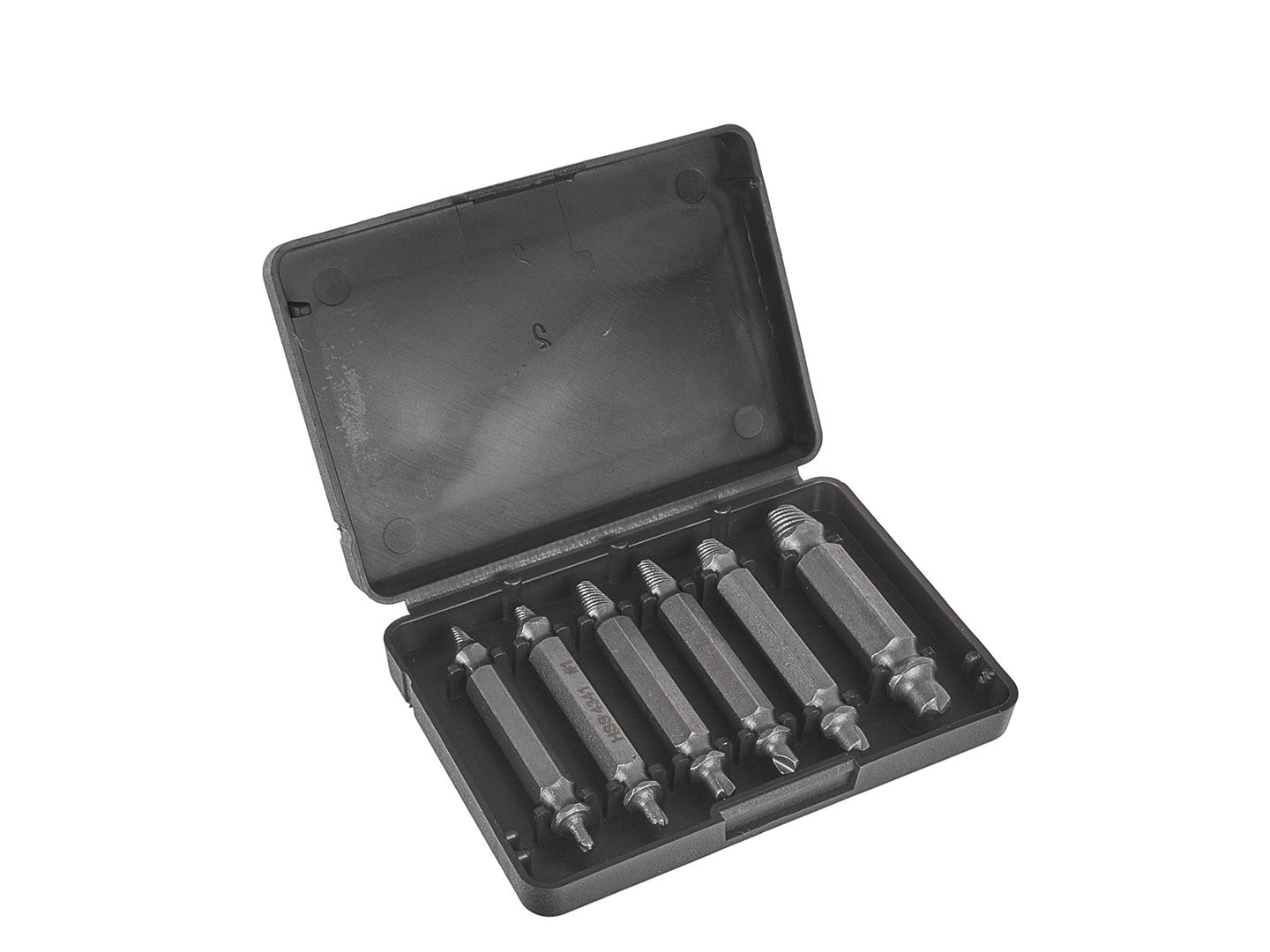 Set extractoare duble pentru suruburi rupte, 6 elemente, Keltin K00093
