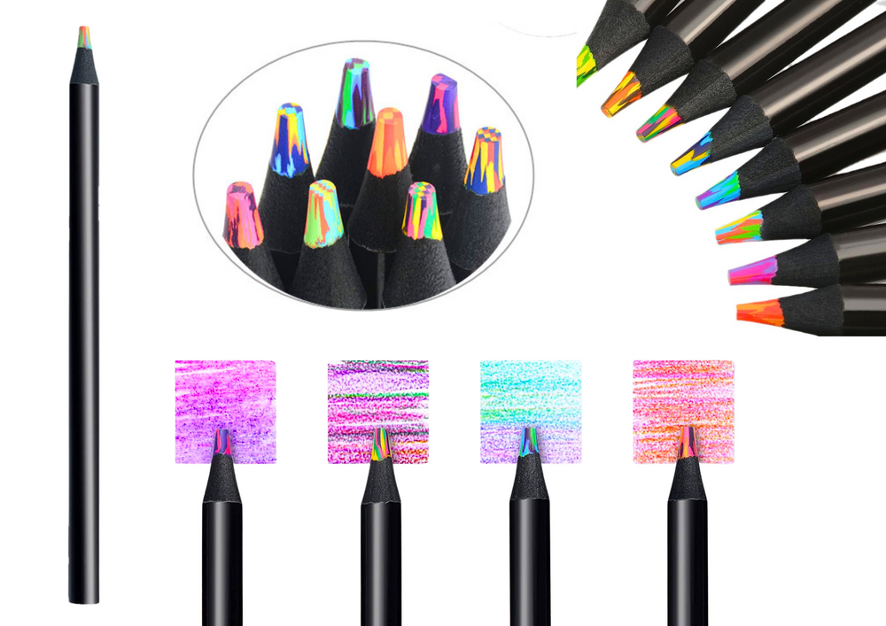 Set creioane multicolore, 12 elemente, Lean 20199