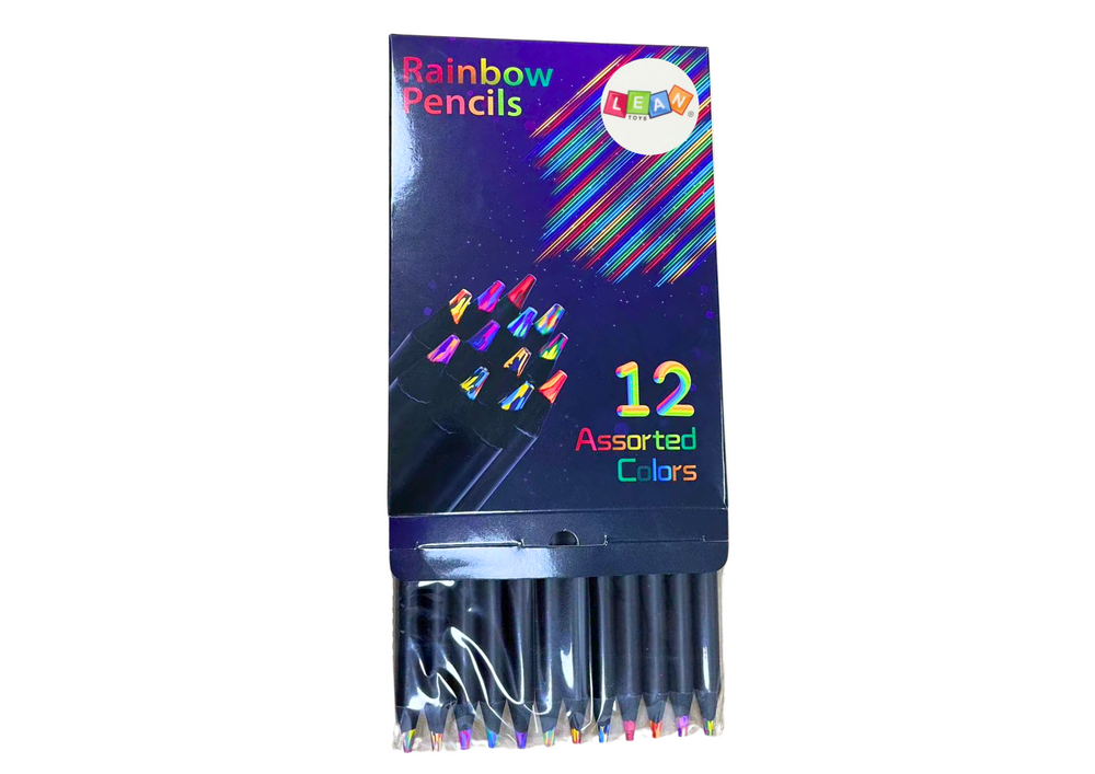 Set creioane multicolore, 12 elemente, Lean 20199