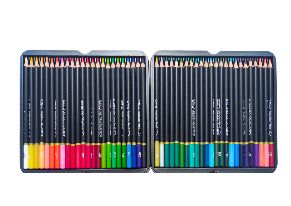 Set creioane colorate solubile in apa, 72 elemente, Lean 20396